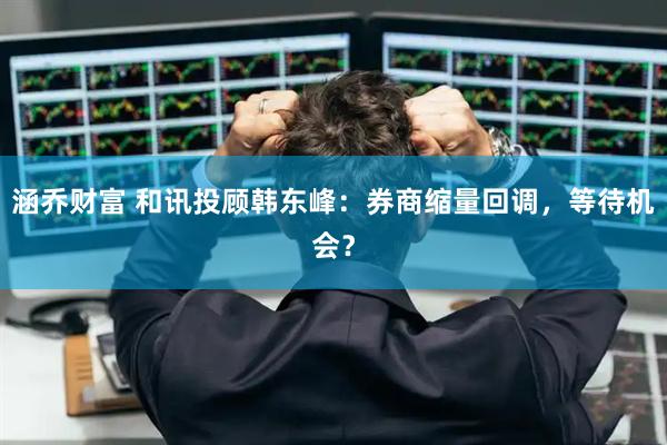 涵乔财富 和讯投顾韩东峰：券商缩量回调，等待机会？