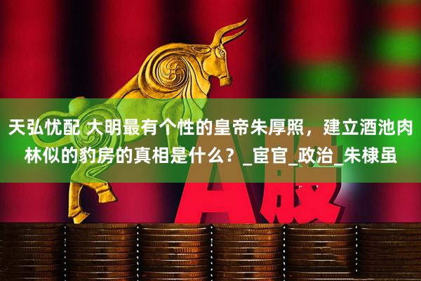 天弘忧配 大明最有个性的皇帝朱厚照，建立酒池肉林似的豹房的真相是什么？_宦官_政治_朱棣虽